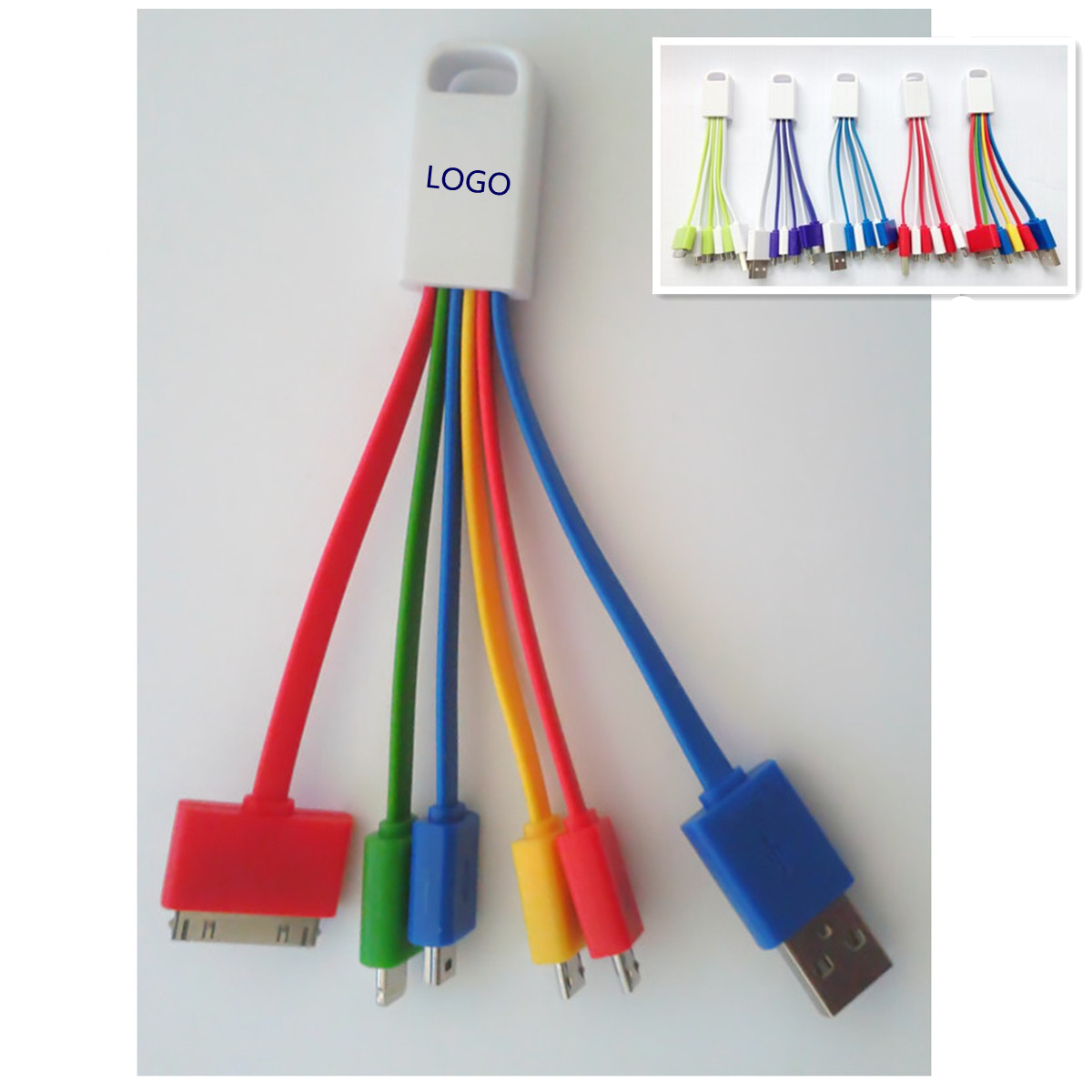 5 in 1 Multiple USB data charging cable/ charger