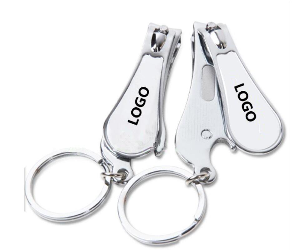 Nail Clippers Key Chain With Bottle Opener