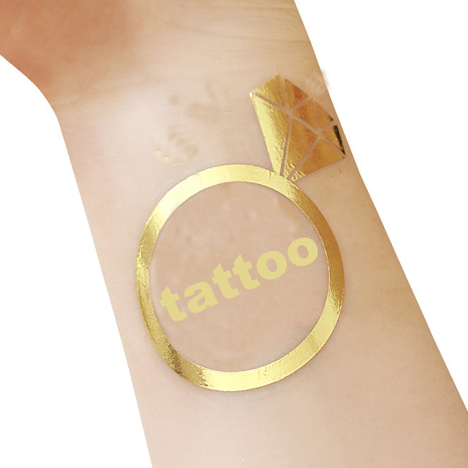 Gold Temporary Tattoo Party  Shower Decor