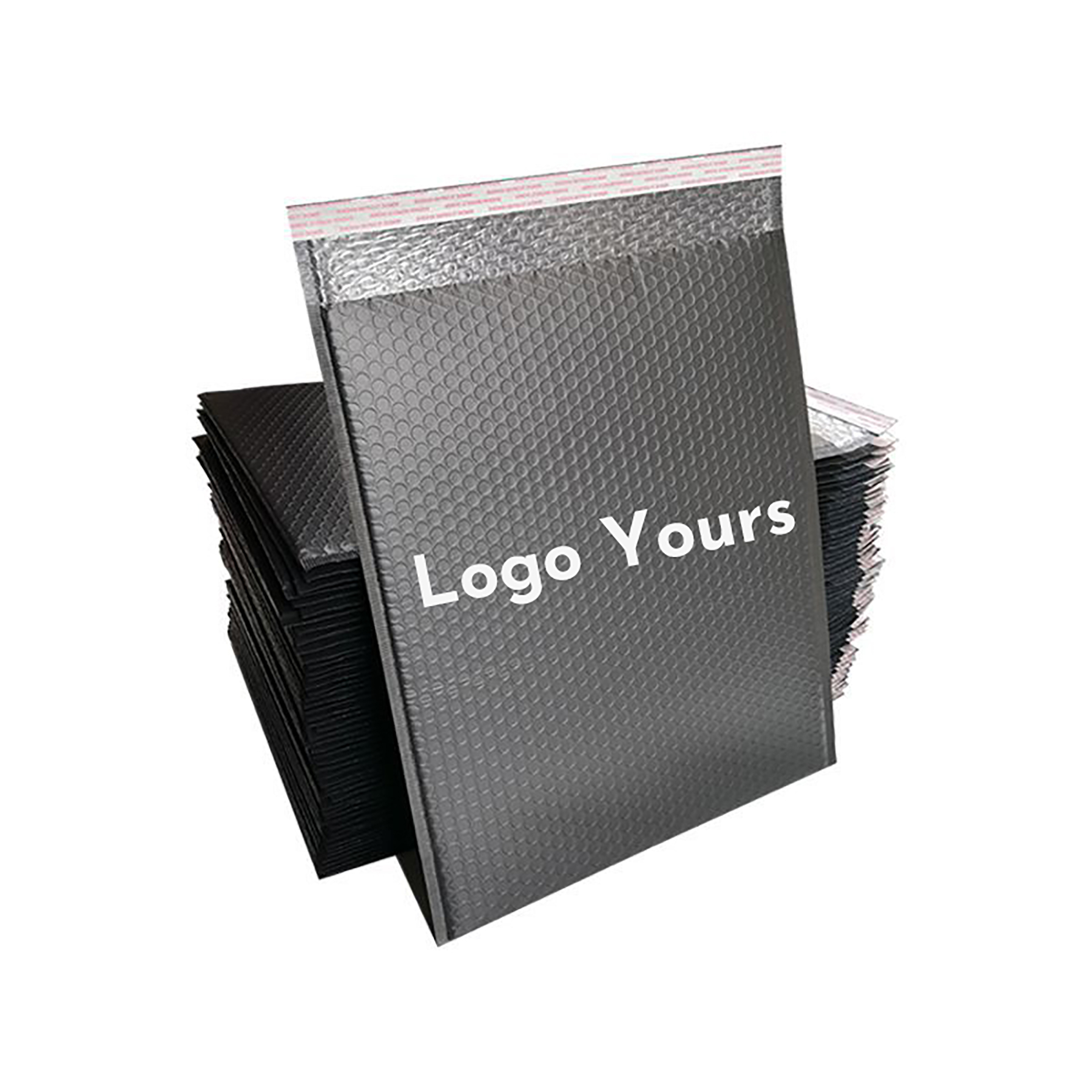 14 x 16 inch Matte Black Water-proof Poly Bubble Padded Envelope Mailer