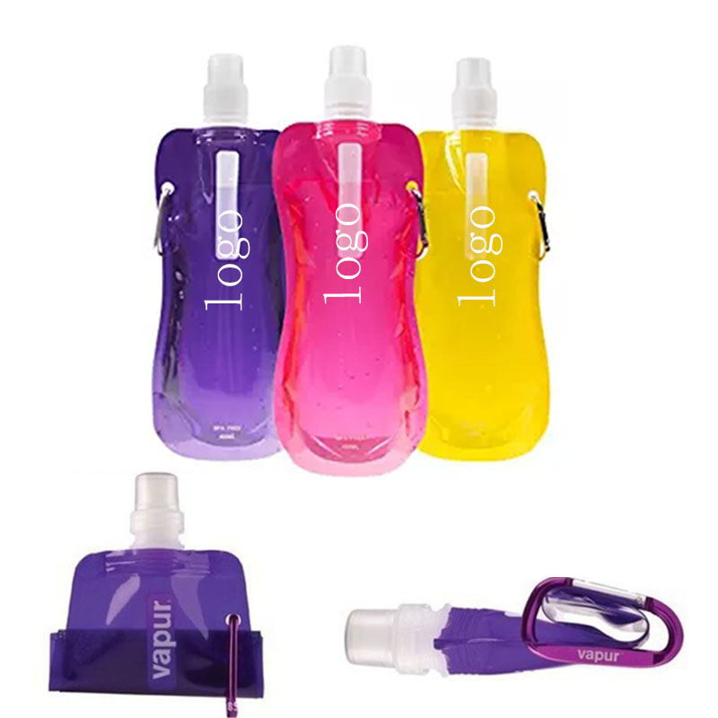 Collapsible Portable Water Bag Bottle 