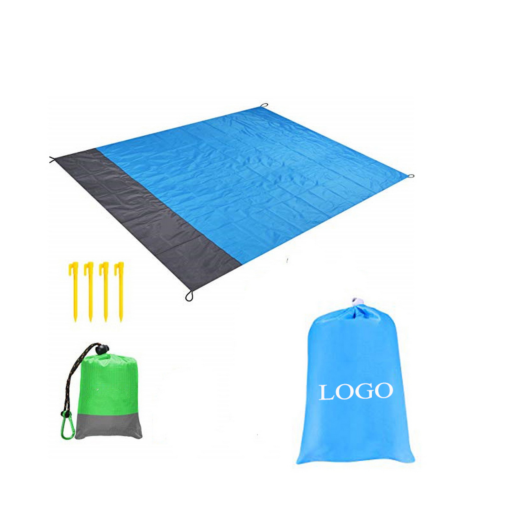 Sandproof Beach Blanket Waterproof Picnic Blanket Compact 