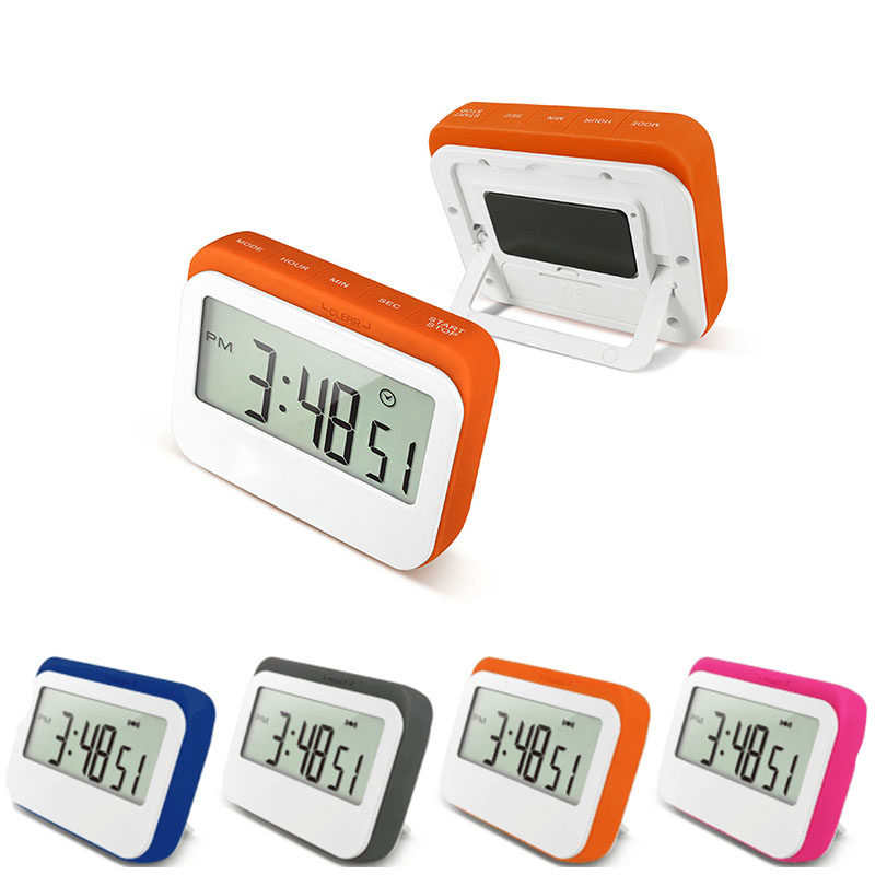 Second to 24 Hours Timer Clock with Magnetic Clip 