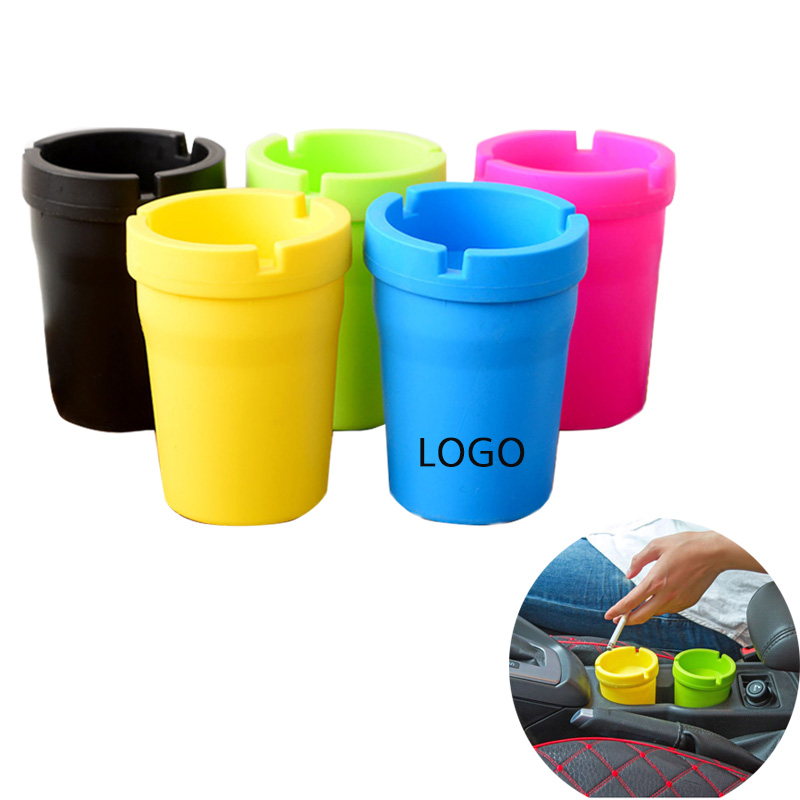 Plastic Portable Auto Cigarette Ashtray Cup Holder Dust Bucket