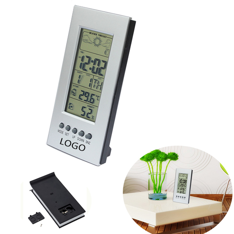 Wireless Digital Thermometer Hygrometer Barometer Weather Station Clock