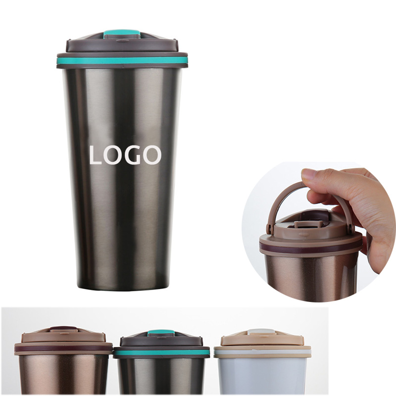 Thermal Stainless Steel Vaccum Bottle Water Coffee Tea Drinks Flask Thermo Portable Travel Bottles 17oz.