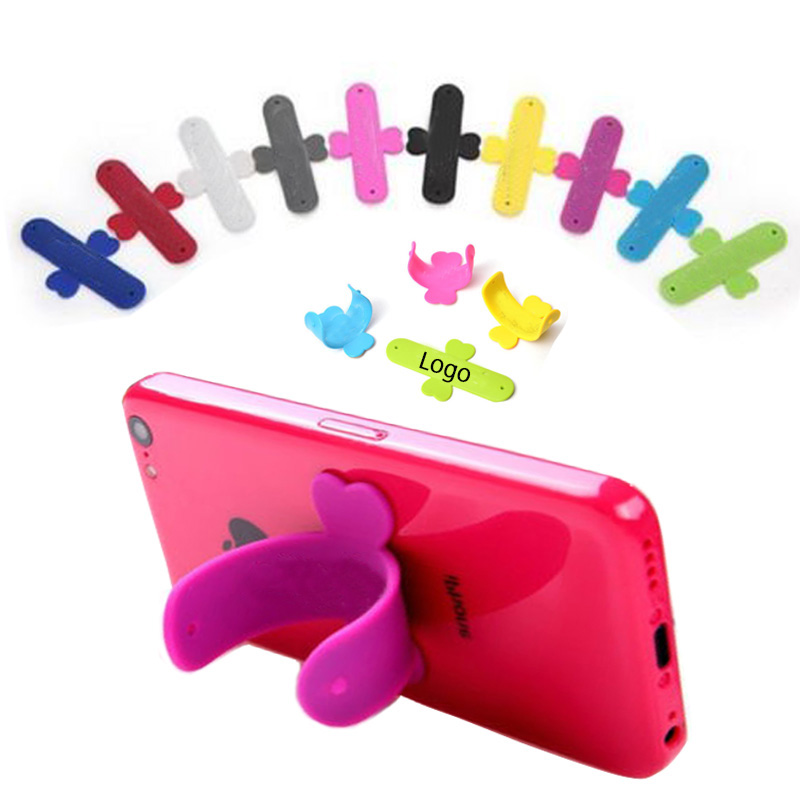 U-Shape Silicone Slap Stand Holder in Assorted Colors 