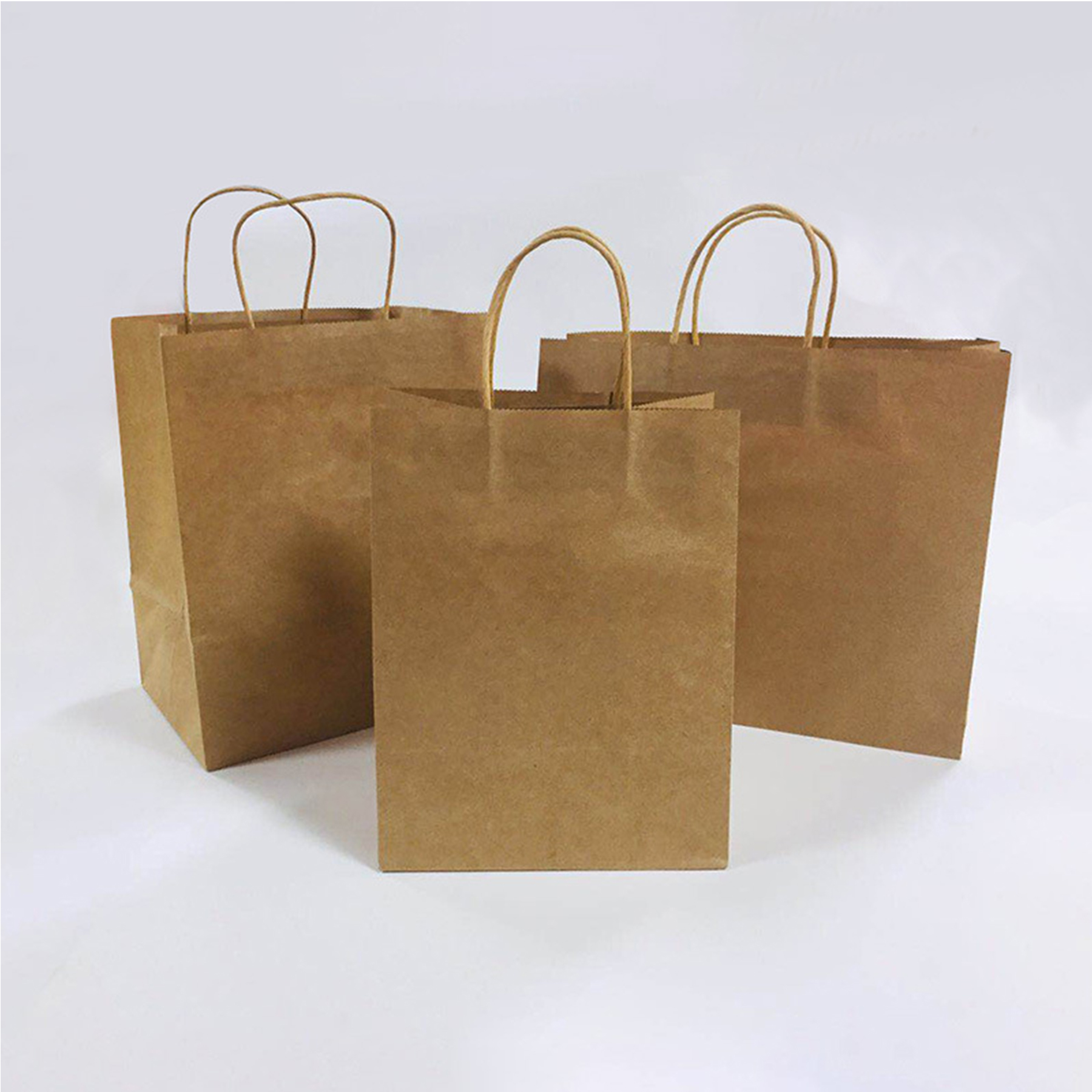  Gift Bags Brown Paper Gift Bags with Handles 