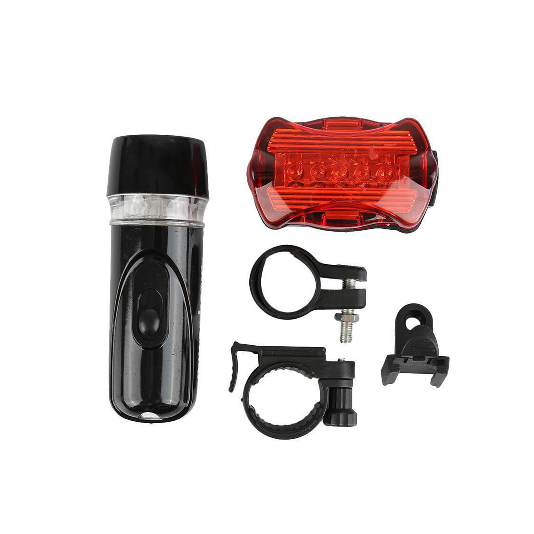  Bicycle LED Headlight and Taillight Set