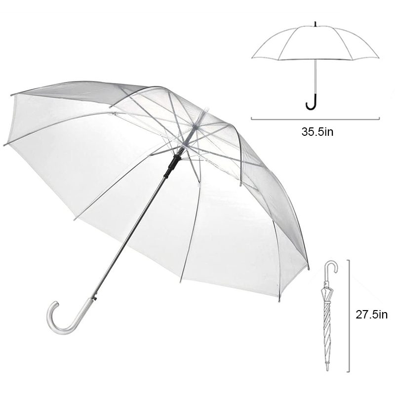 Clear PVC Umbrella Transparent Umbrella