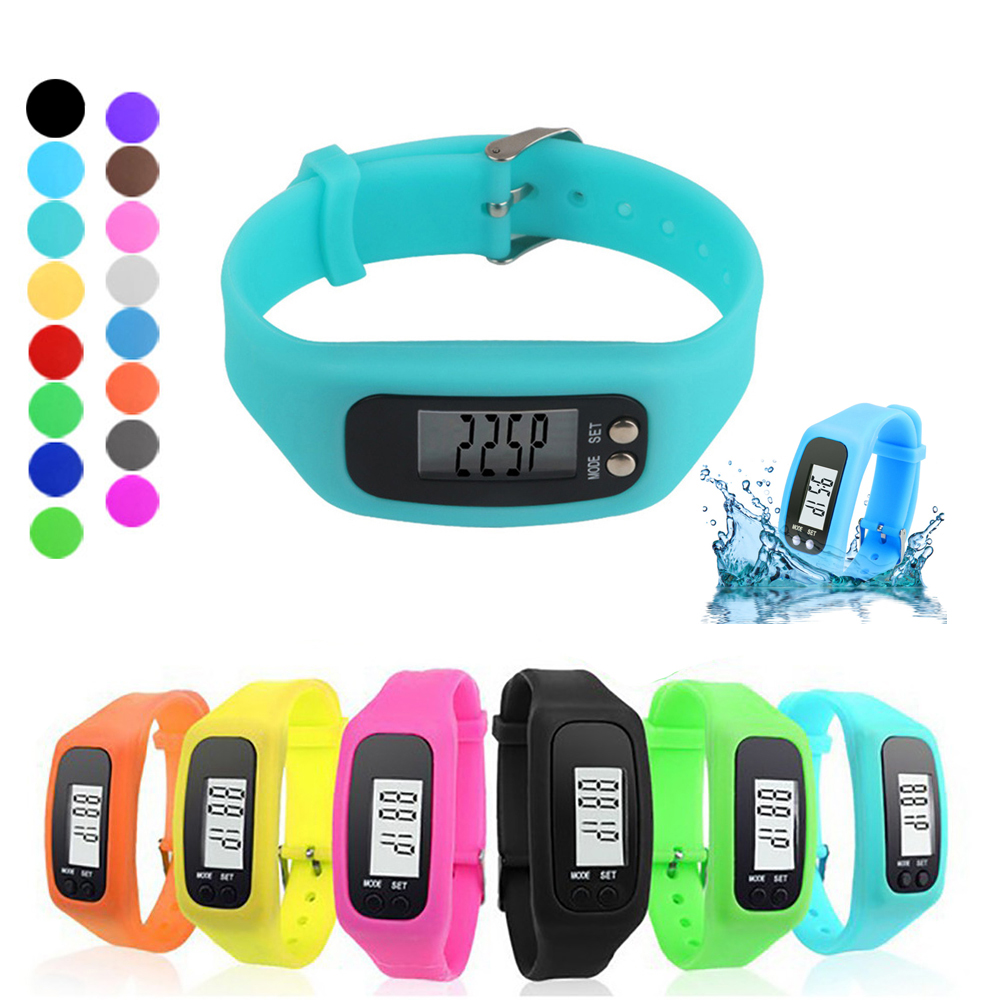 Silicone Wristband Sport Pedometer Smart Watch
