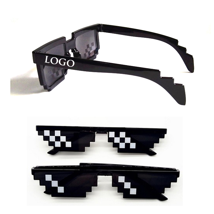 8-Bit Pixelated Sunglasses Glasses Toy