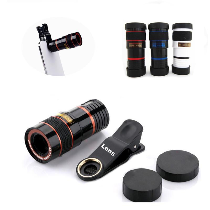 Cell Phone Camera Lens 8x Optical Zoom Universal Smartphone Telephoto Telescope Lens 