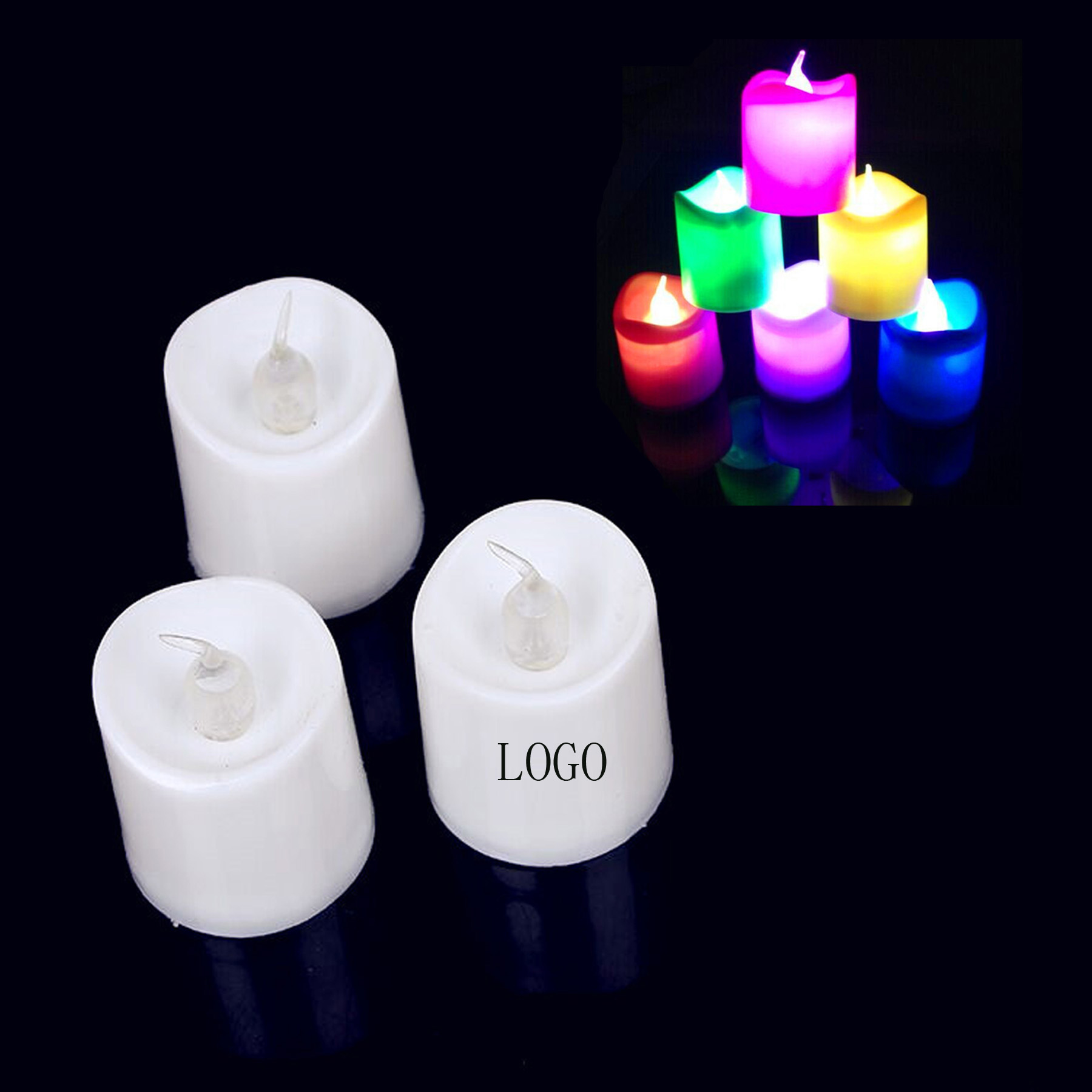 Multi Color LED Tealight Candles