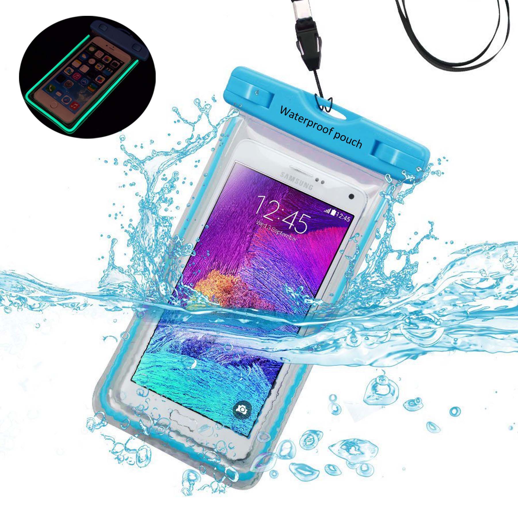 Glow Waterproof Cellphone Case