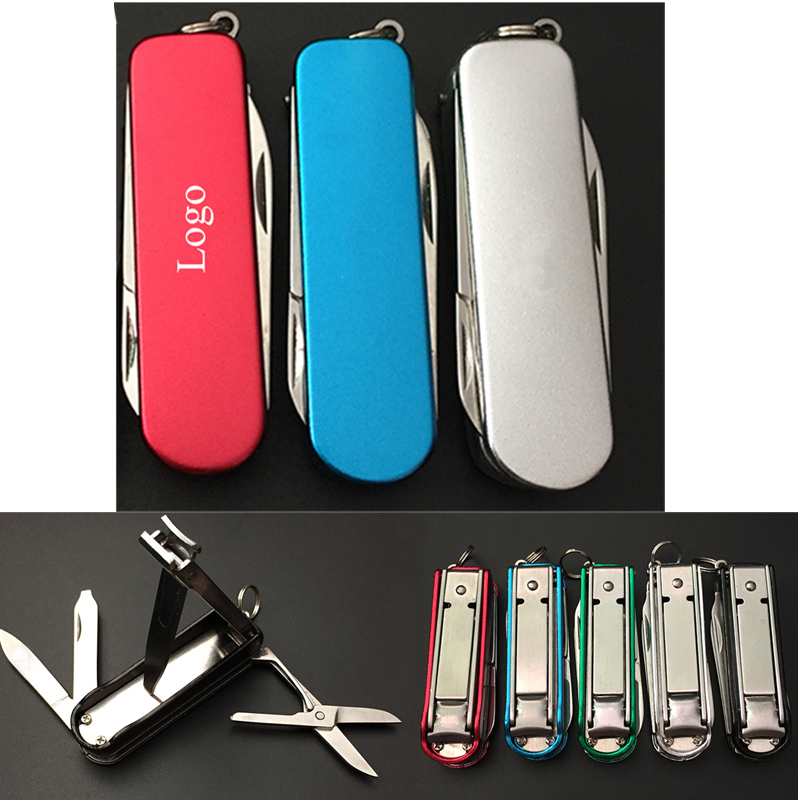 Multi-Functioning Pocket Knife Nail Scissors Set