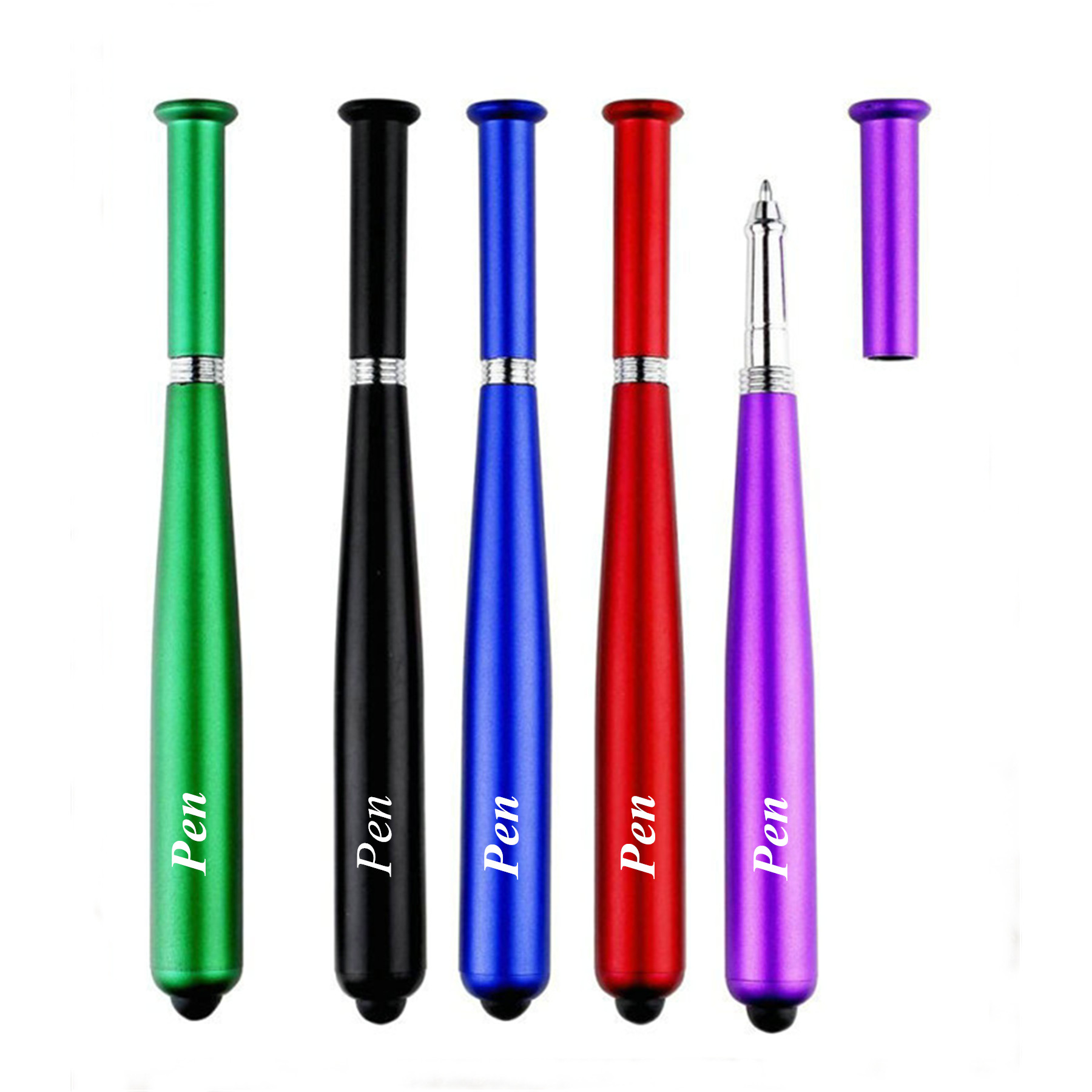 Blue Baseball Bat Pen