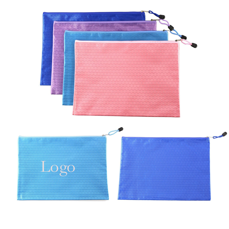 A4 Size Mesh Document Bag with Zipper
