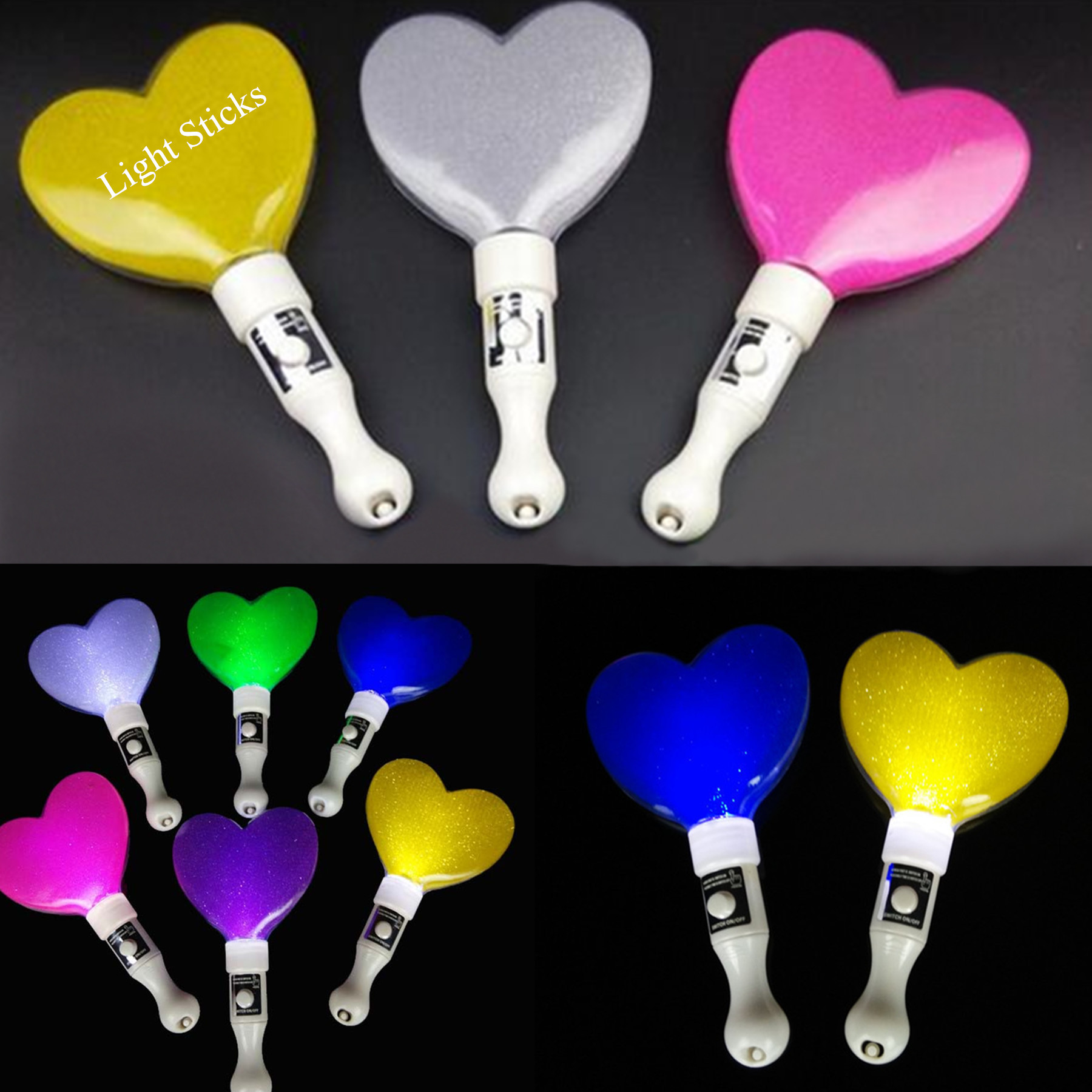 Heart-Shaped Light Sticks