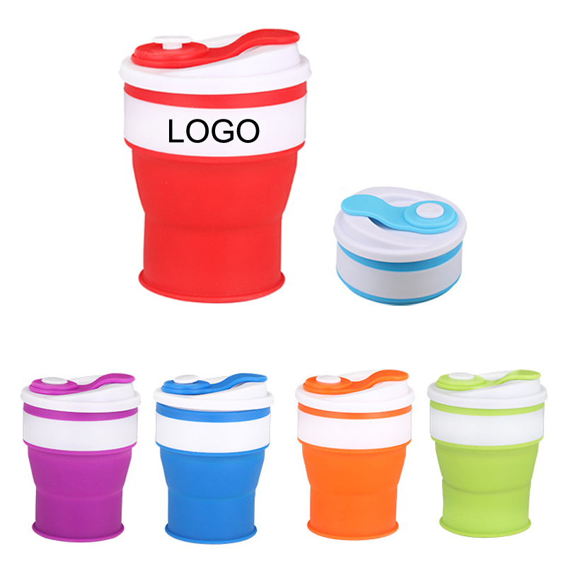 Collapsible Coffee Cup Silicone Folding Cup Mug Sport Bottle