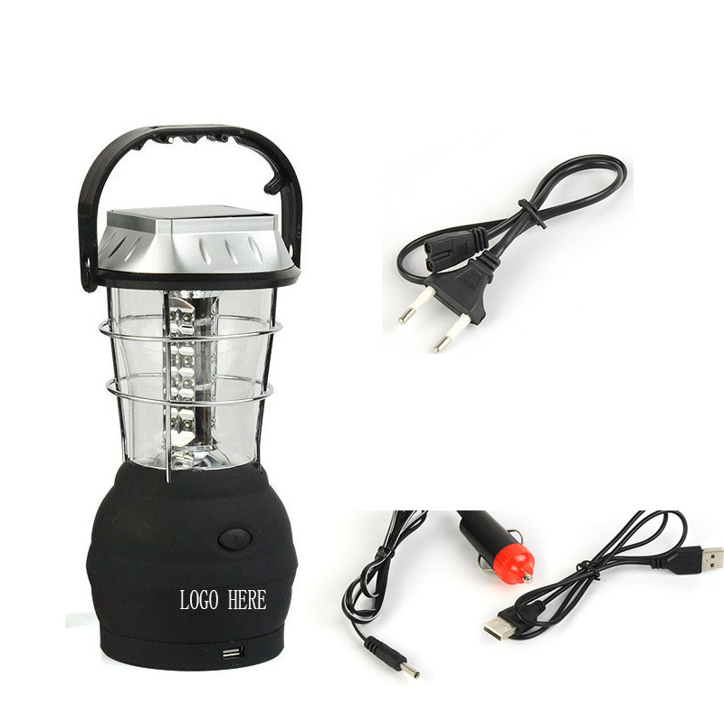 5 in 1 Solar Rechargeable LED Camping Lamp/Lantern