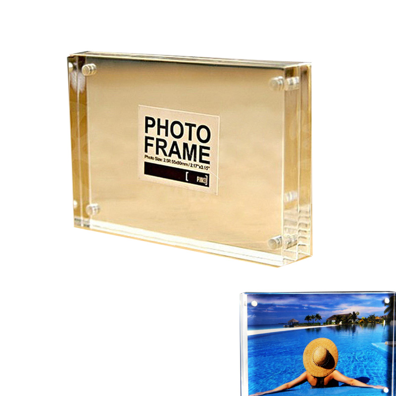 6 x 4 Magnetic Double Side Desktop Frames Acrylic Photo Frame