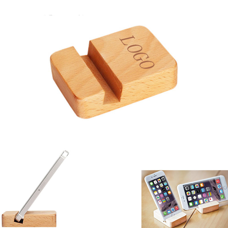 Dual Angle Wooden Phone Holder/Stand 