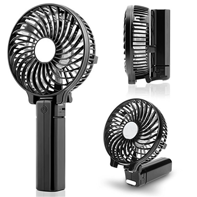 Rechargeable Portable LED Mini Handy USB Handheld Charging Small Fan