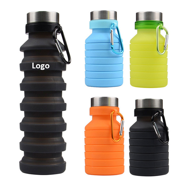 Retractable Silicone Folding Water Bottle