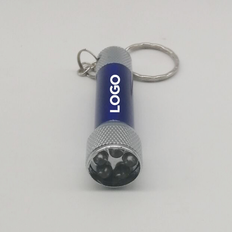 5 LEDs Mini Flashlight With Keychain