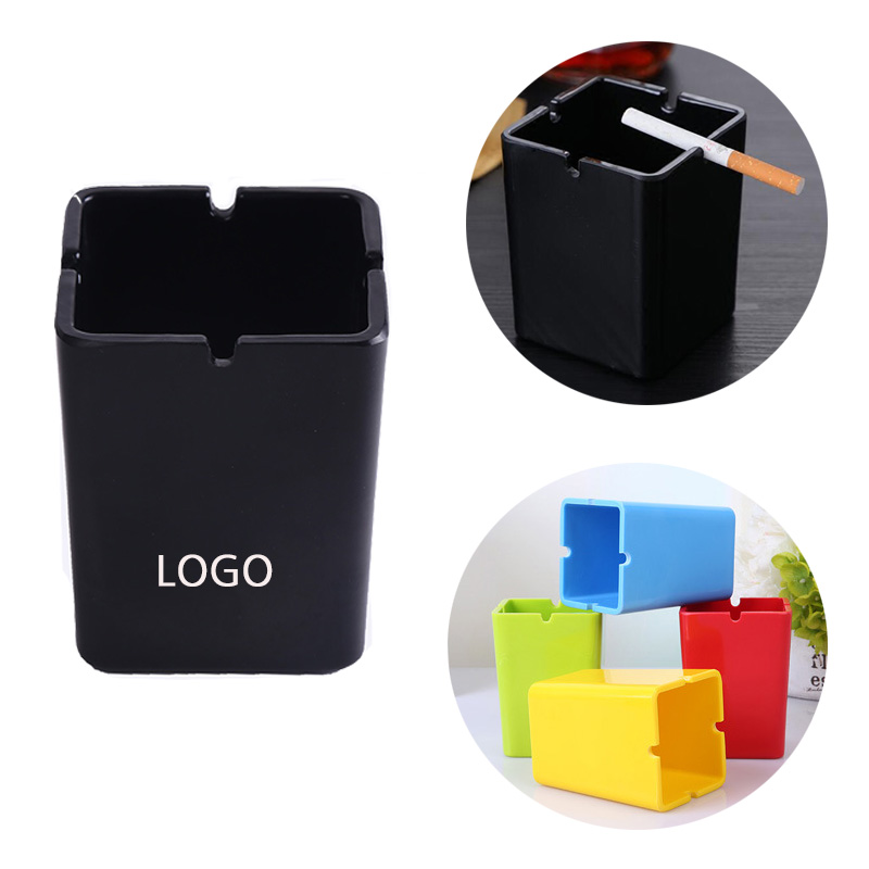 Melamine Square Deep Ashtray Bucket Mini Dustbin