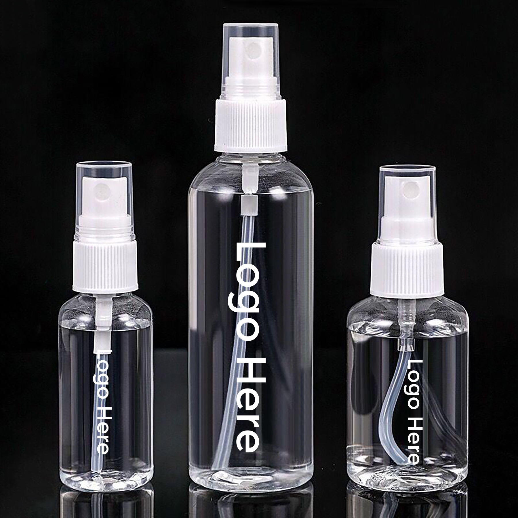 1 oz Clear Spray Bottle Dispenser