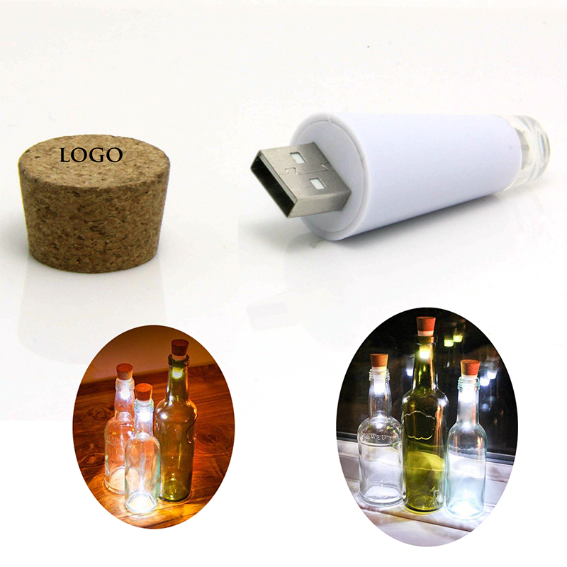 LED Cork Lights USB Rechargeable Wine Bottle Lights for Christmas Halloween Wedding Party Decor 