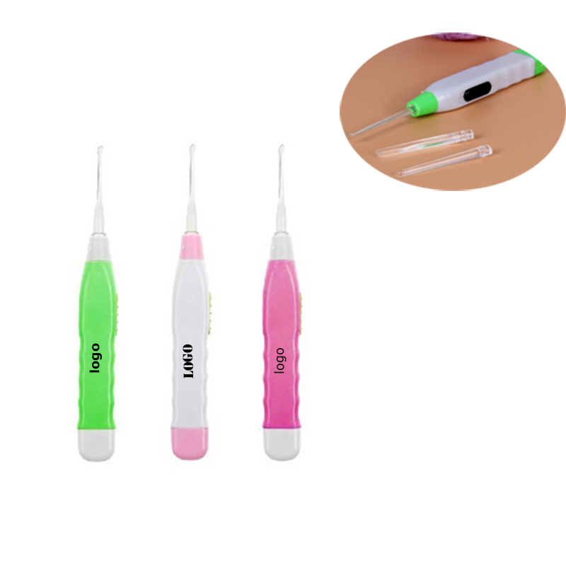 LED Flash Curette Earpick Ear Wax Pick Remover Tool