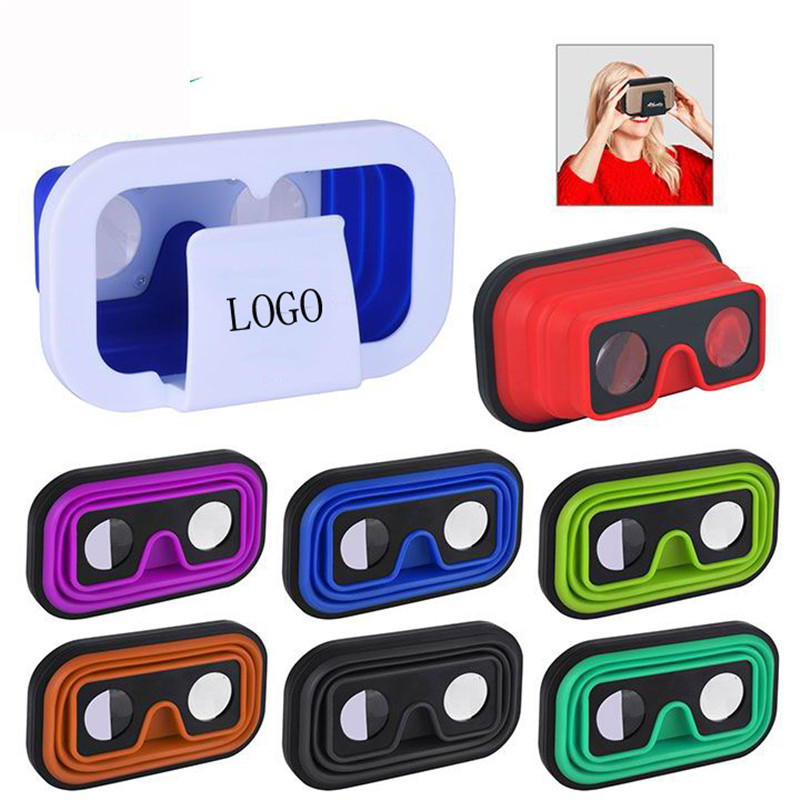 Collapsible Silicone VR Glasses Cases fit for Any Phone                                                                             