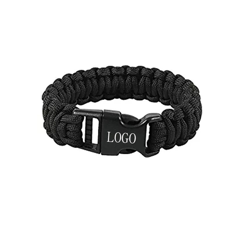 Outdoor Deluxe Paracord Survival Bracelet Protection Rope Bracelet