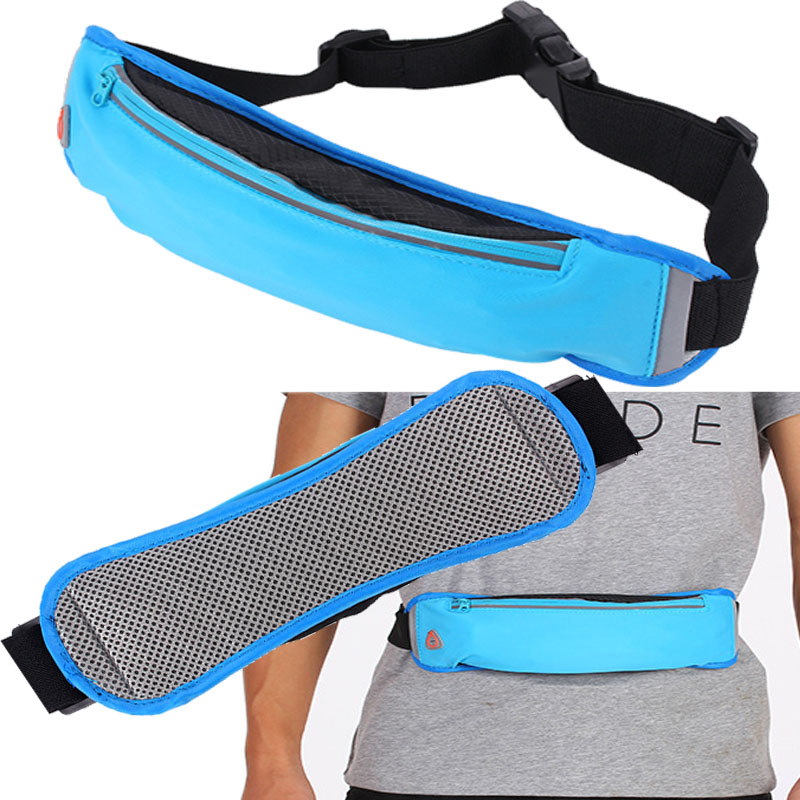 
Slim Soft Polyester Water Resistant Waist Bag Pack for Man Women Outdoors 